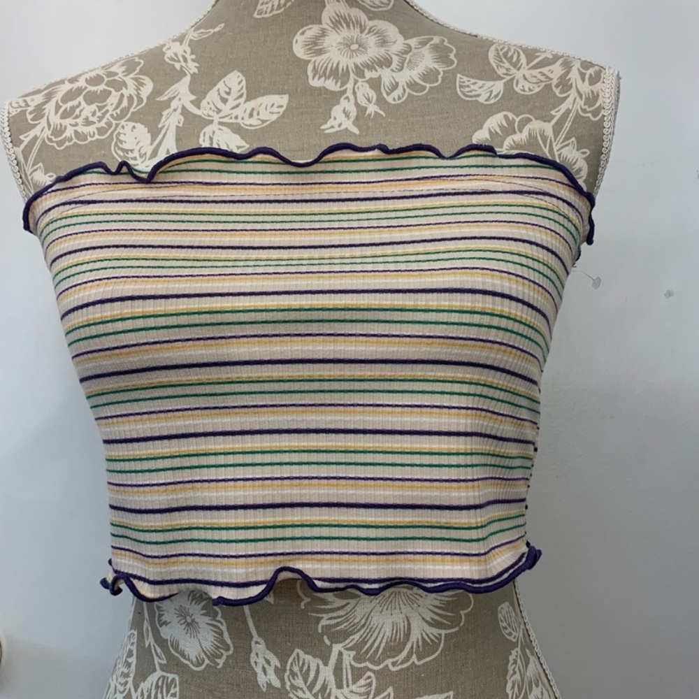 NWOT BP striped tube top size M